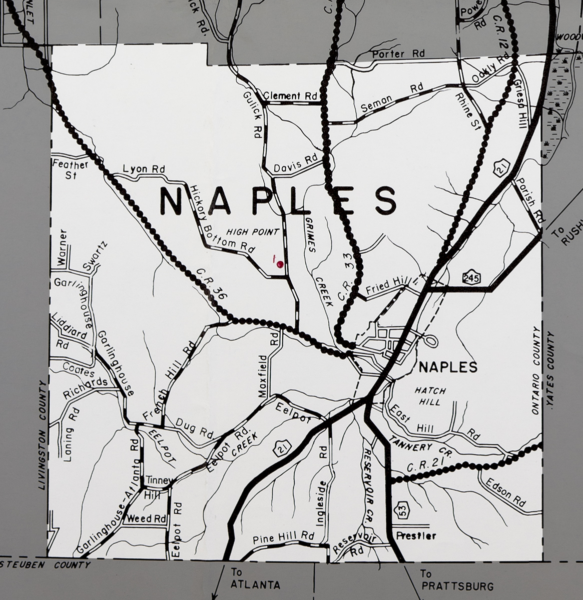 Town of Naples Map